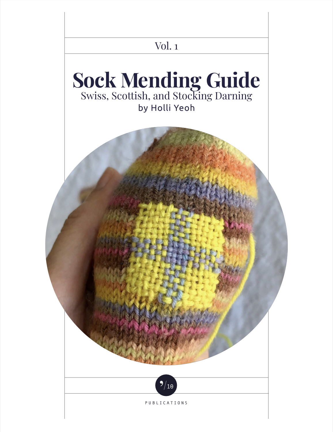 Sock Mending Guide Volume 1 cover image.